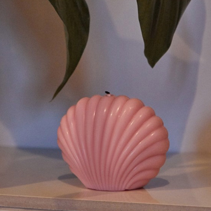 Pink sea shell candle Default Title