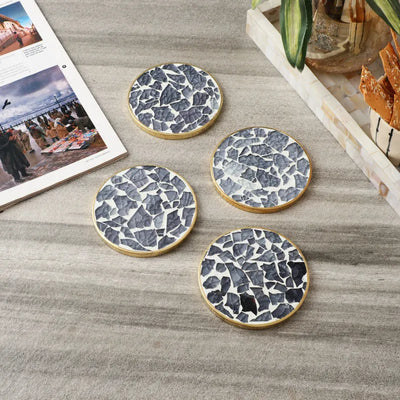 Glass Mosaic Coaster | Set of 4 Default Title