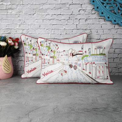 Cotton Venice Cushion Cover |Set of 2 Default Title