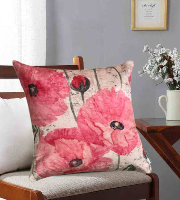 Rachel Blossom Cushion Cover | 12 Inches, 16 Inches, 18 Inches, 20 Inches