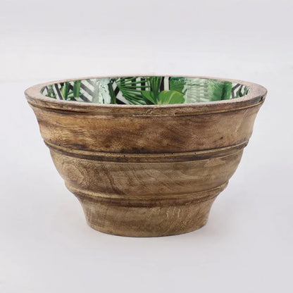 Wooden Meena Salad Bowl | Green Default Title