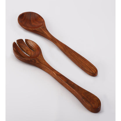Burnt wood Serving  Spoons | Set Of 2 Default Title