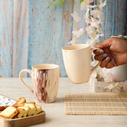 Marble Finish Cups | Set of 2 Default Title