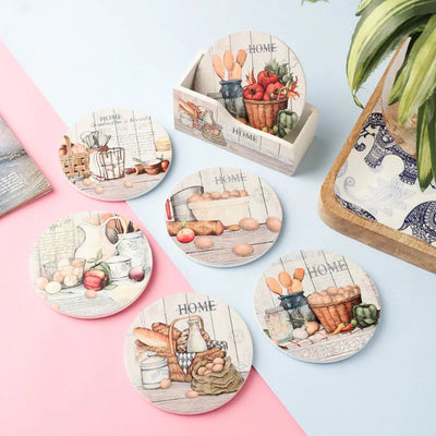 Graphic Home Coaster | Set of 6 Default Title