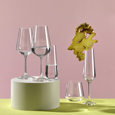 Bohemia Crystal Sandra Crystal Wine Glass Lead free | 570 ml  | Set of 6