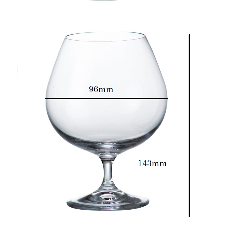 Lara Crystal Whiskey Wine & Champagne Glasses | 400ml | Set of 6