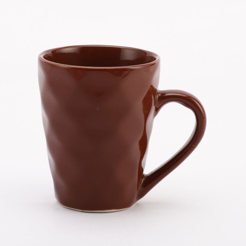 Ceramic Flowy Red Mugs | Set Of 6 Default Title