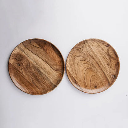 Dune Acacia Plates | 11 Inch | Set of 2, 4, 6 Set of 2