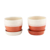 The Decor Lane Pots & Planters dusaan Doosan dushan Dusan Dosan home & living Ceramic Planters  Set of 2