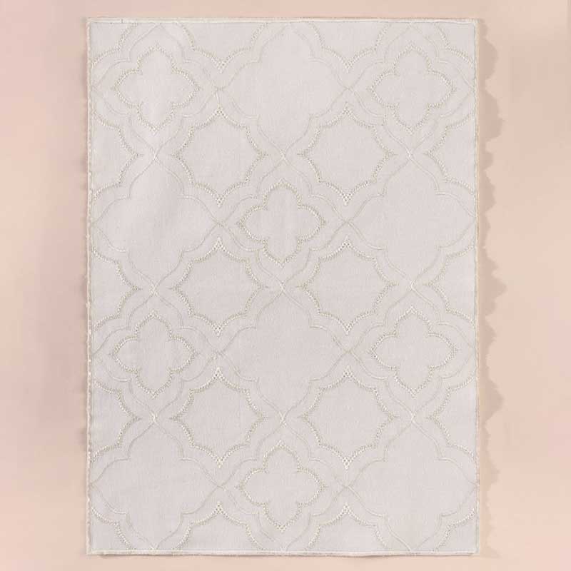 Silver Symmetry Placemats | Set of 2, 6 Set of 2