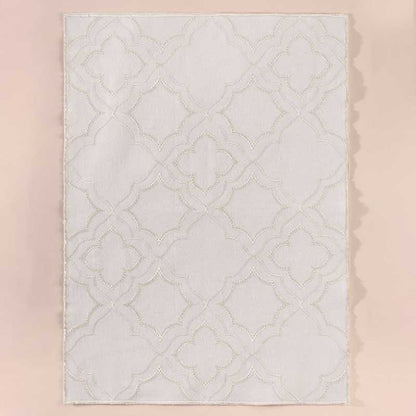 Silver Symmetry Placemats | Set of 2, 6 Set of 2