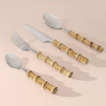 Bamboo Cutlery Set | Set of 4