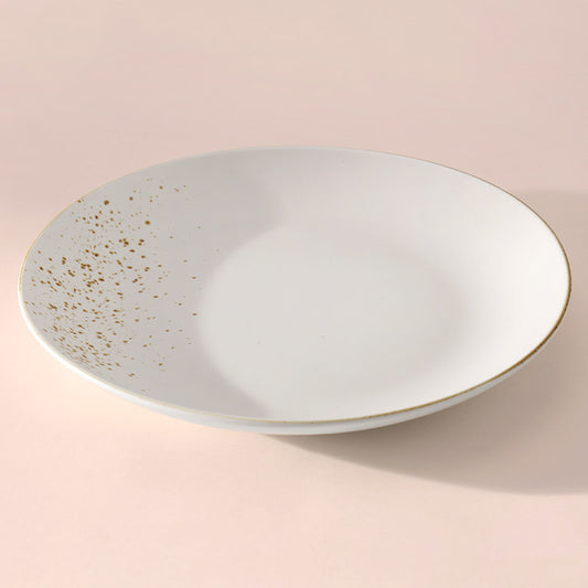 Gold Splatter Dinner Plate | 10.5 inch, 12 inch 10.5 Inches