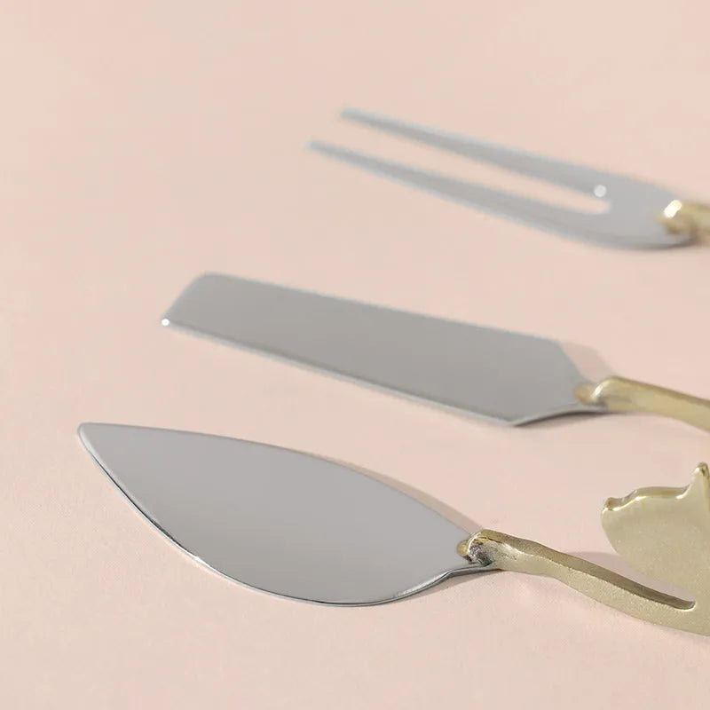 Kitty Party Cheese Knives |  Set of 3 Default Title