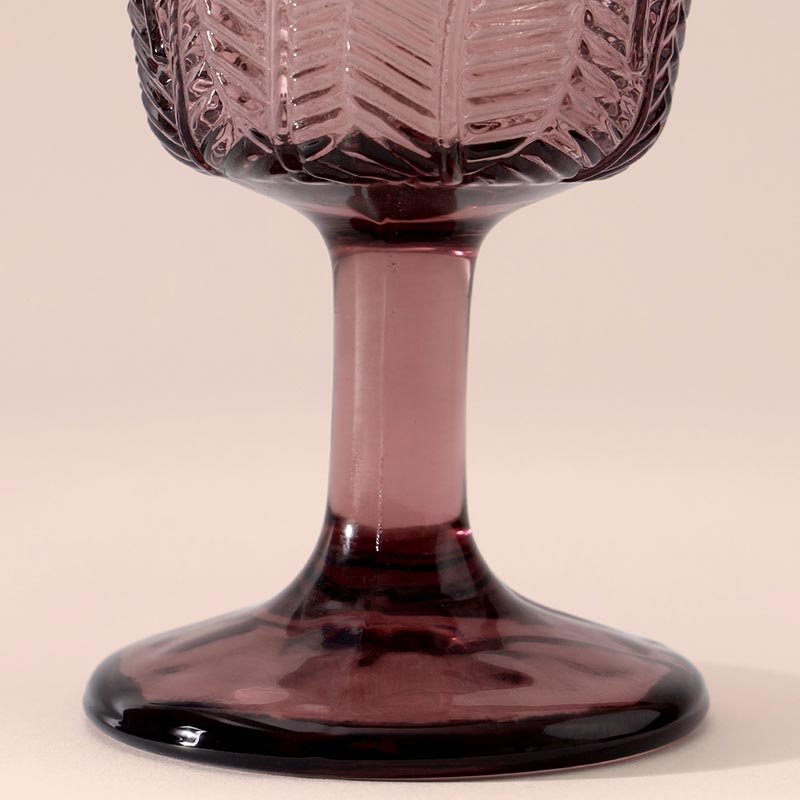 Tropical Moss Wine Glass | Multiple Colors Mauve