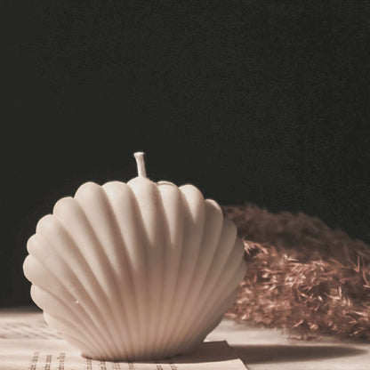 White Sea Shell candle Default Title