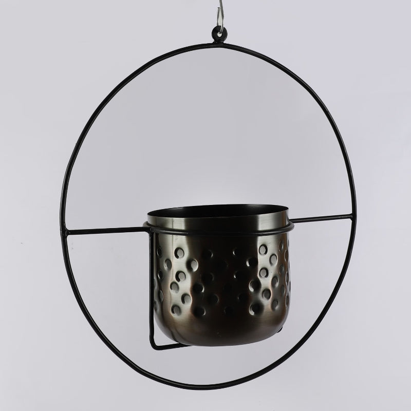 Metal Antique Hanging Planter Default Title