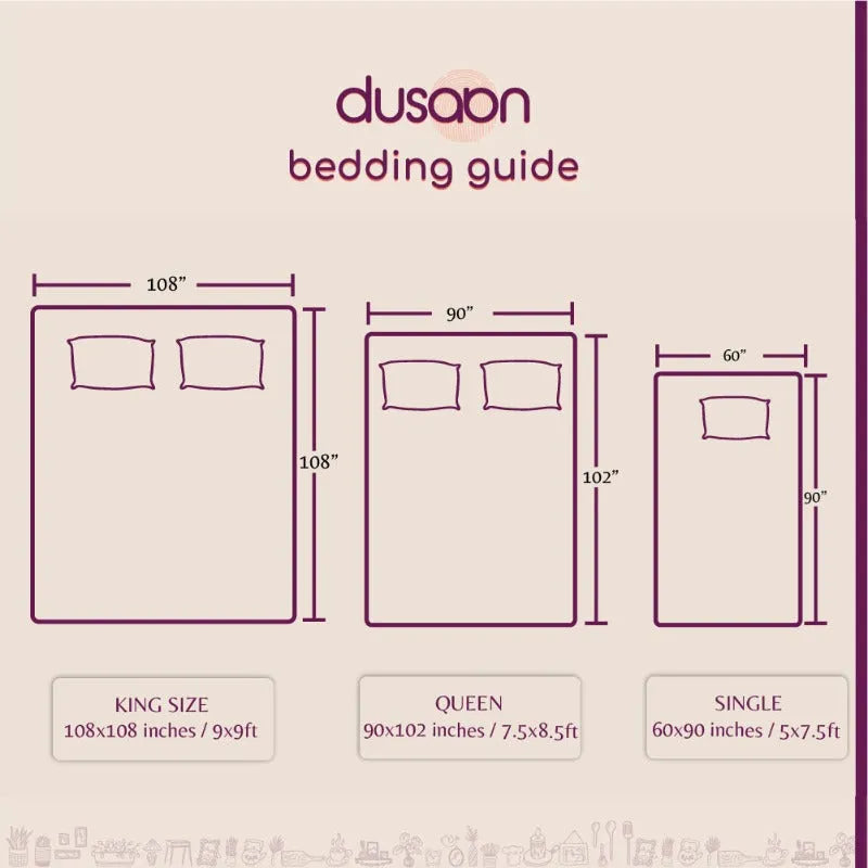 SWHF Bedsheets Dusaan or dussan dushan doosan