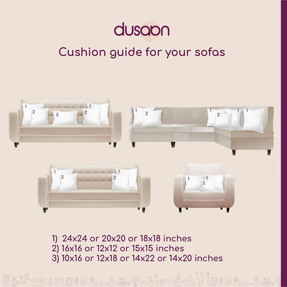 Tasseled Home Cushion Covers Dusaan or dussan dushan doosan